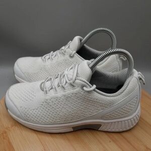 OrthoFeet 988 Womens 6 X-Wide White Athletic Comfort Sneakers Casual 6W 6Wide
